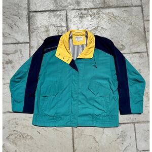 Vintage Weather Master Blue and Yellow Jacket - Perfect Condition
